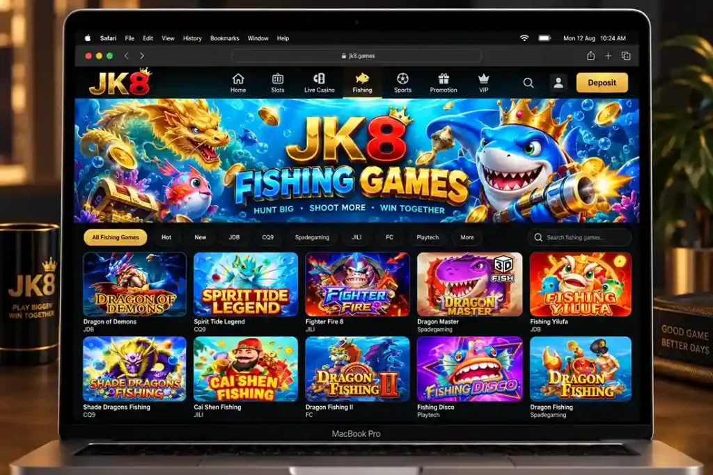 Jk8 fishing games