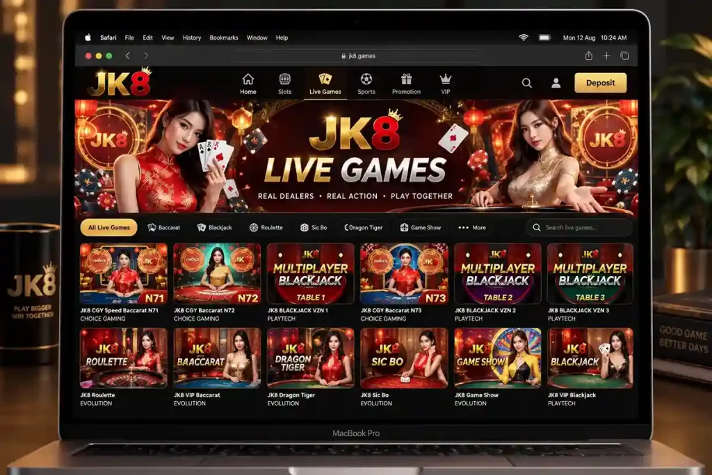 Jk8 live games