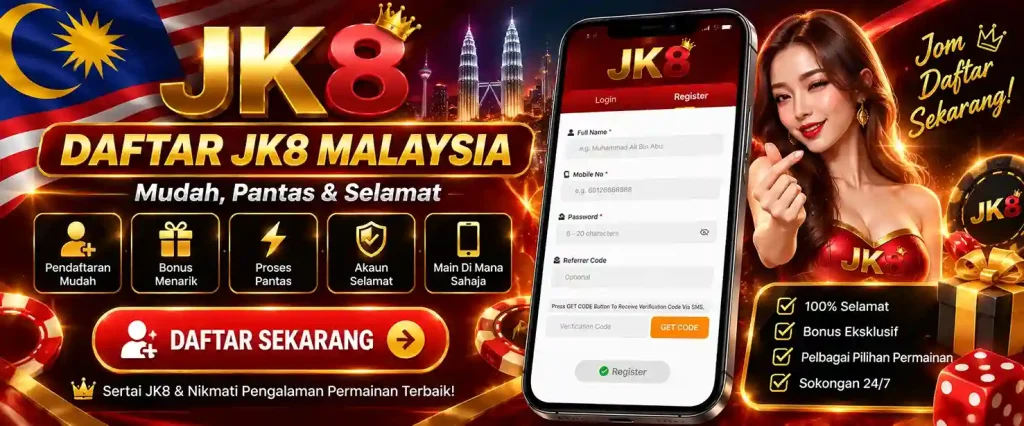 Jk8 Daftar